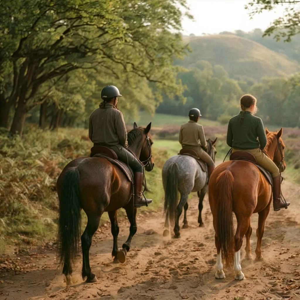 Balade à cheval en Creuse, autour de La Celle-sous-Gouzon