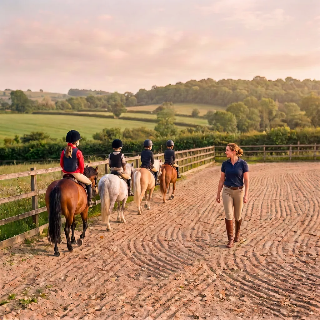 Cours de poney à La Celle-sous-Gouzon, Creuse